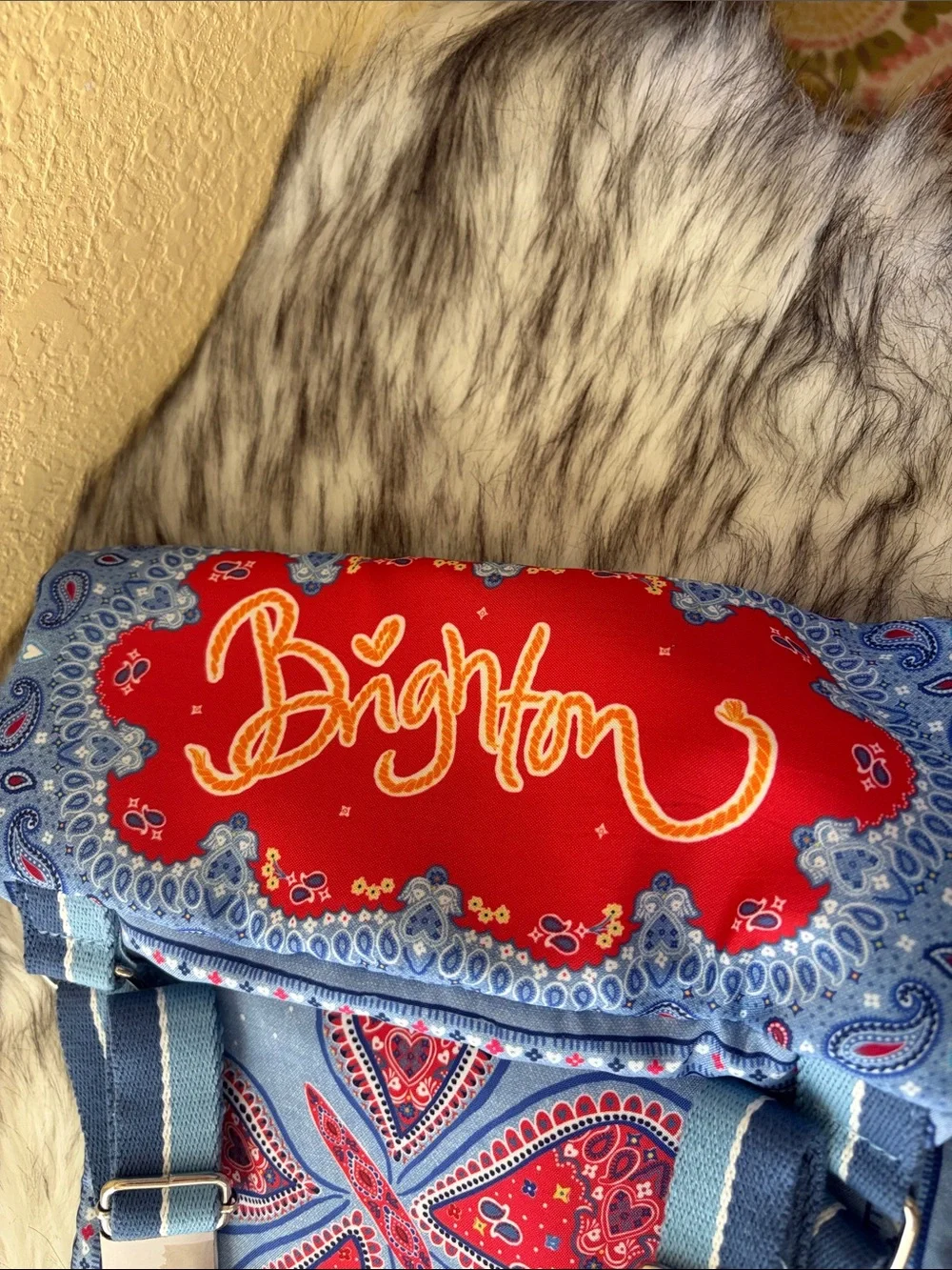 Brighton bandanna, love backpack. NWT